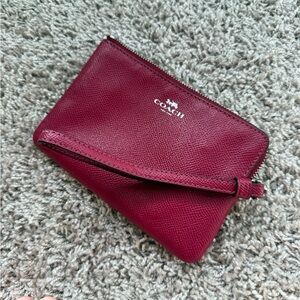 Coach Leather Wristlet